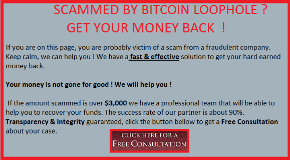 Bitcoin Loophole Review Scamwatcher